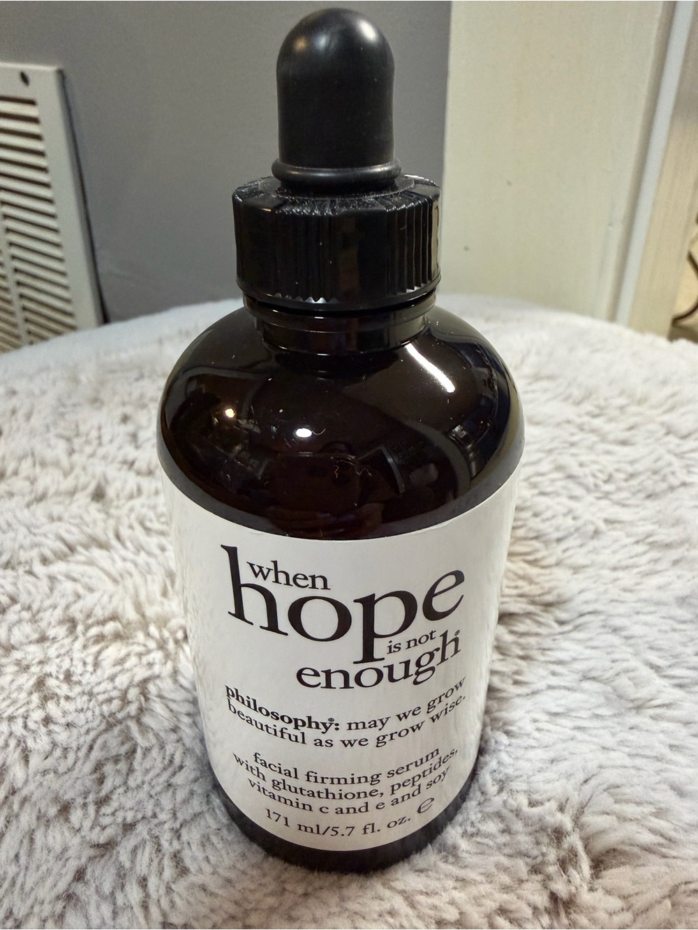 Philosophy When Hope Is Not Enough Facial Serum - Black & Brown Bottle